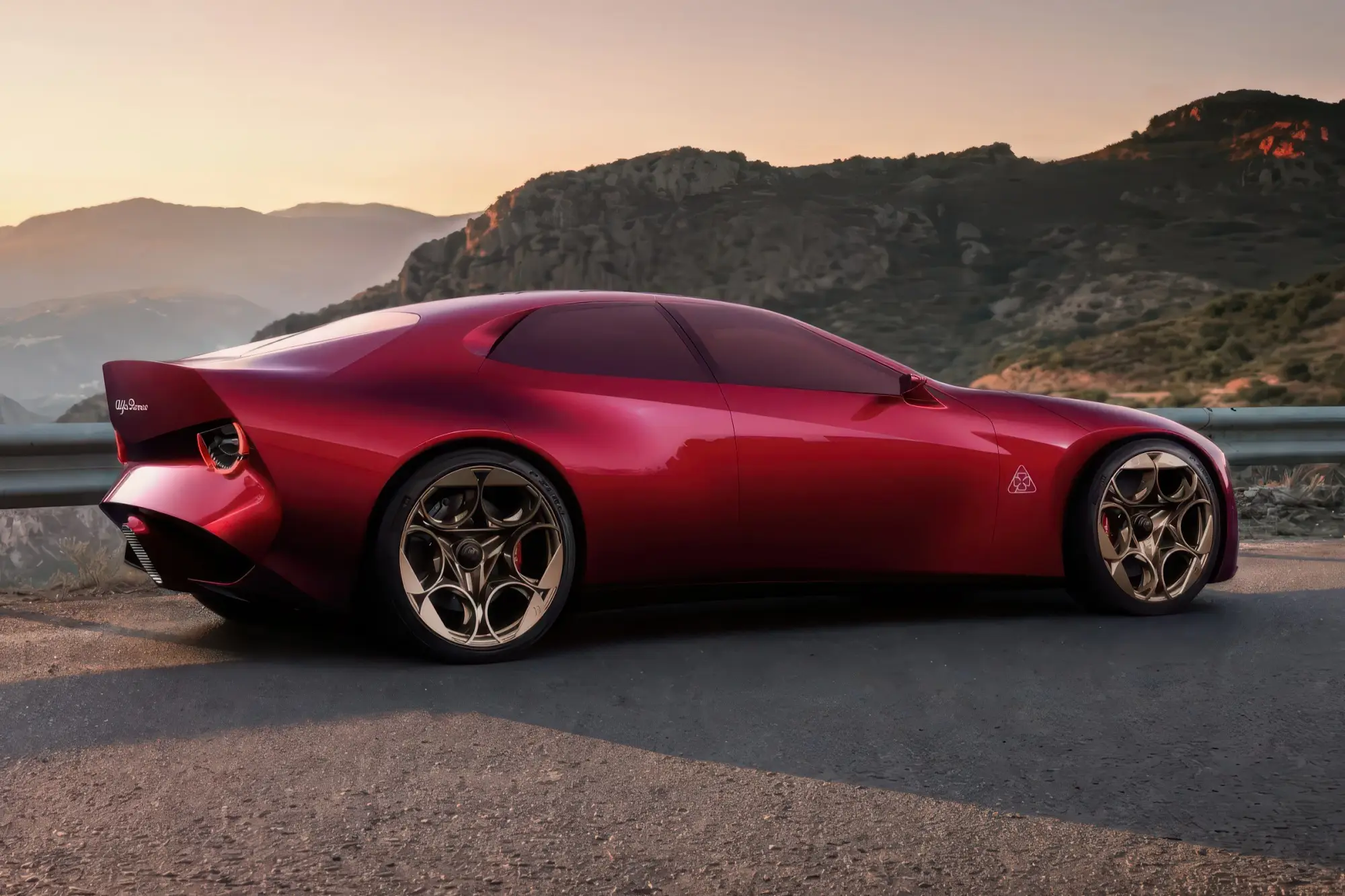 Концепт ALFA ROMEO CUOREROSSO: распашные двери без центральных стоек, гибридный турбомотор V6 2.9 и новая дизайн-философия