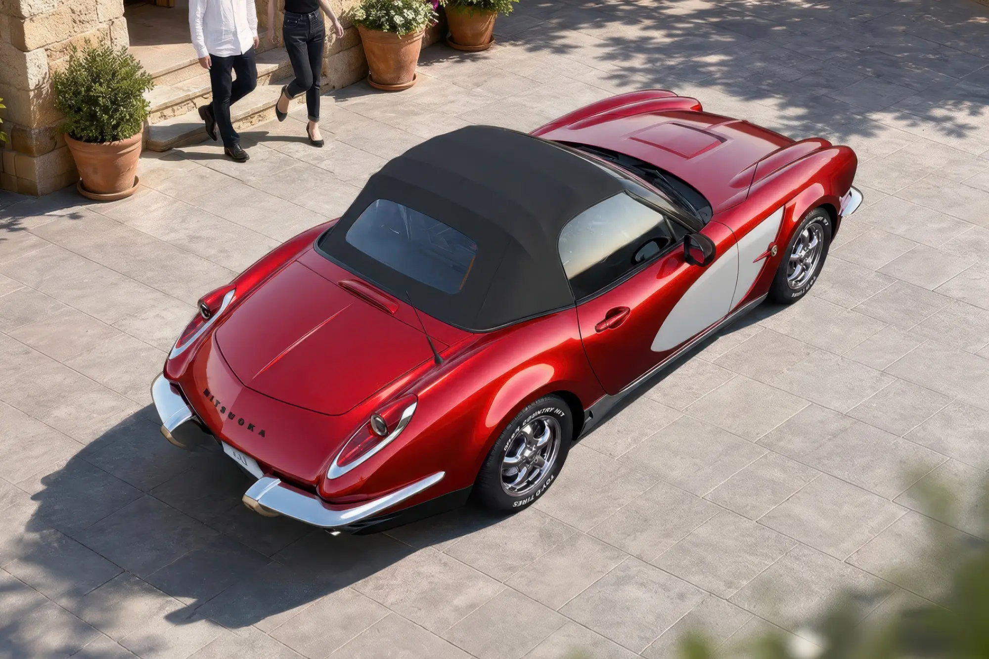 Родстер MITSUOKA LA1 на базе MAZDA MX-5: стилизация под CHEVROLET CORVETTE C1, композитный кузов и презентация в ноябре