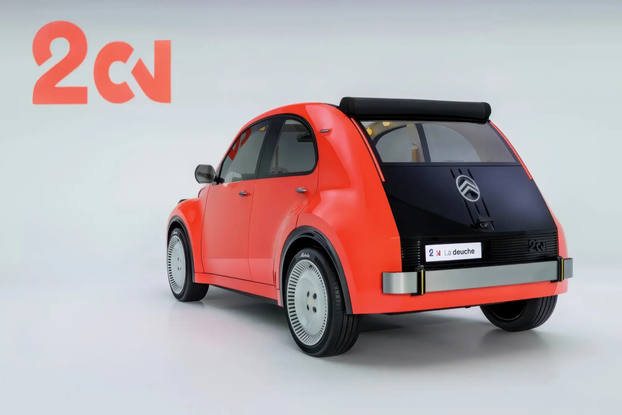 Концептуальный хэтчбек CITROEN 2CV на электротяге: откидной тканевый верх, съемные сиденья и цена менее 15 тысяч евро