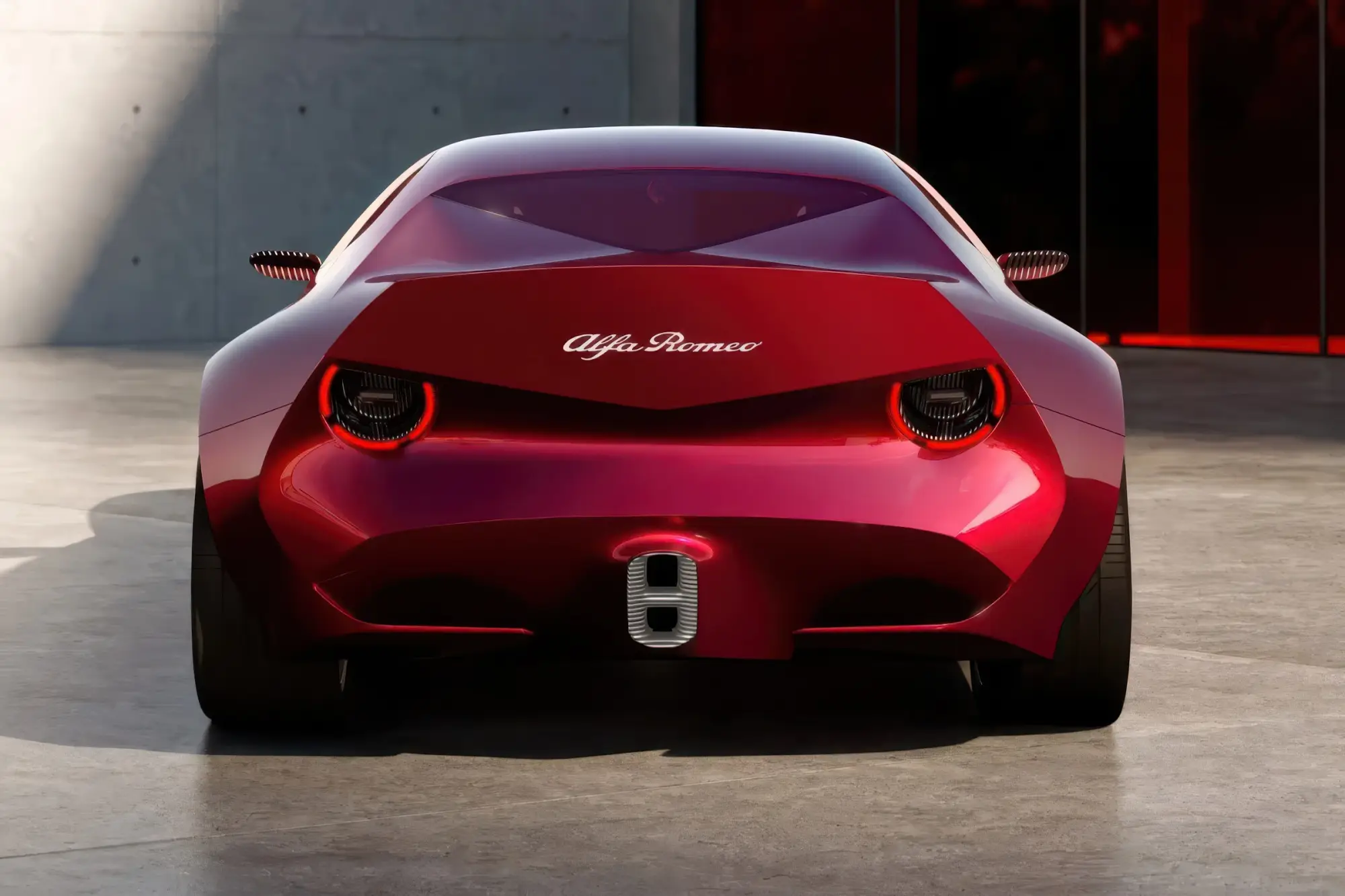 Концепт ALFA ROMEO CUOREROSSO: распашные двери без центральных стоек, гибридный турбомотор V6 2.9 и новая дизайн-философия