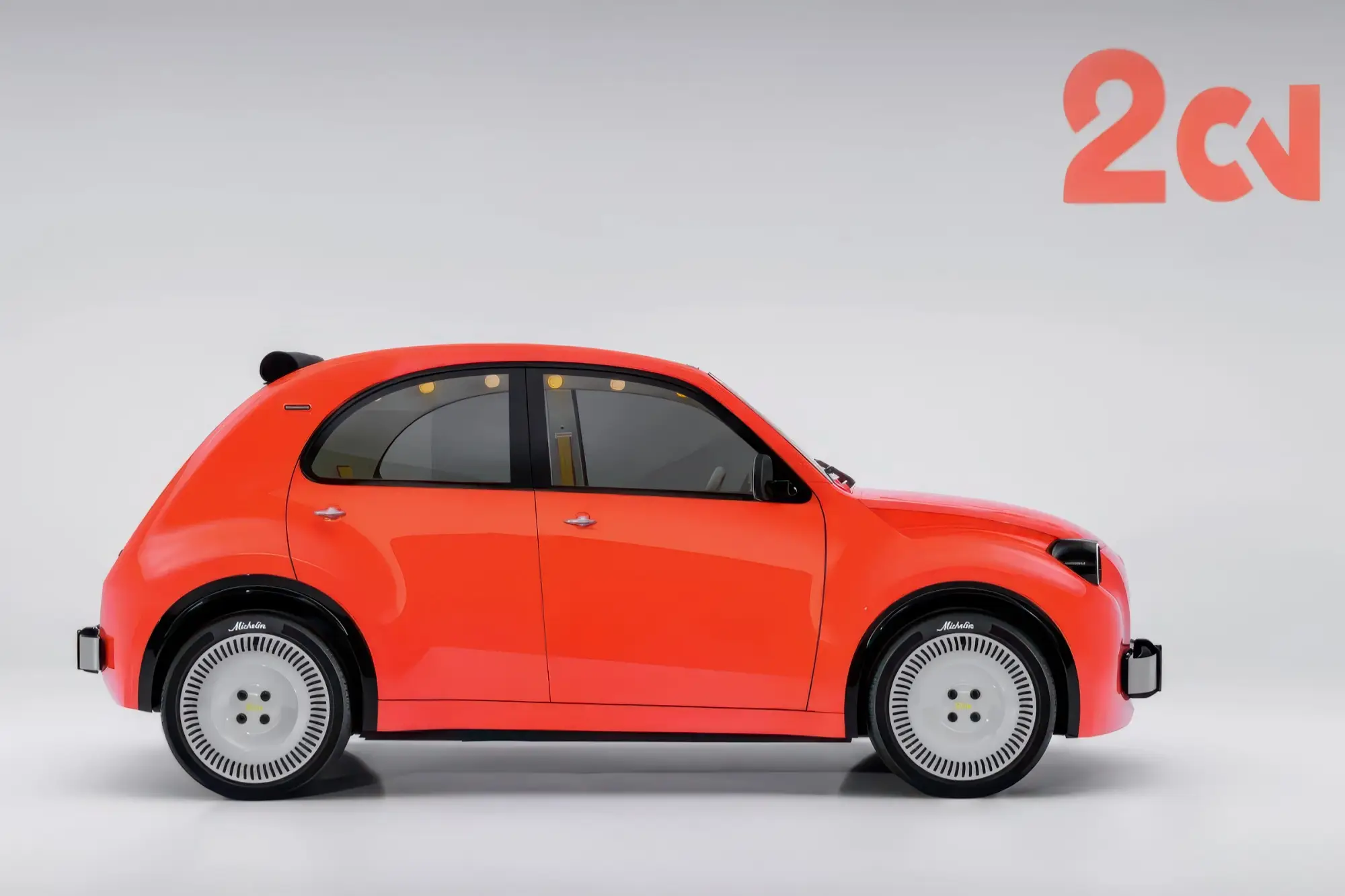 Концептуальный хэтчбек CITROEN 2CV на электротяге: откидной тканевый верх, съемные сиденья и цена менее 15 тысяч евро